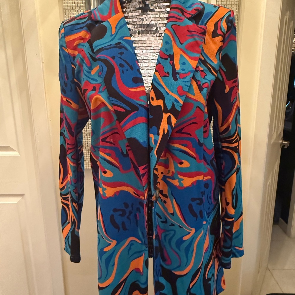 Multi colored blazer